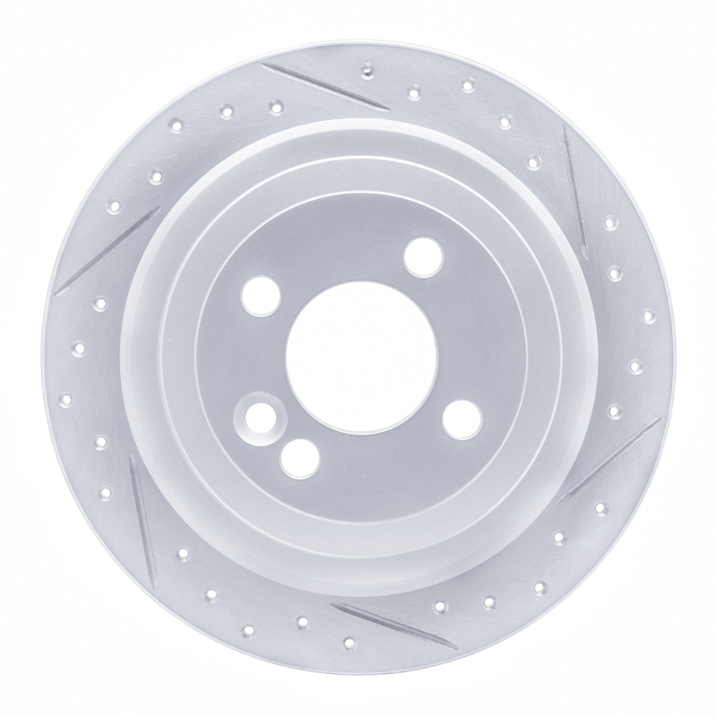 Mini Cooper Clubman Brake Rotor (1) - Rear Right - DFC - Drilled & Slotted Geoperformance - `09-`14