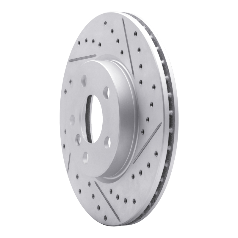 Mini Cooper Brake Rotor (1) - Front Right - DFC - Geoperformance Drilled & Slotted - `14-`21