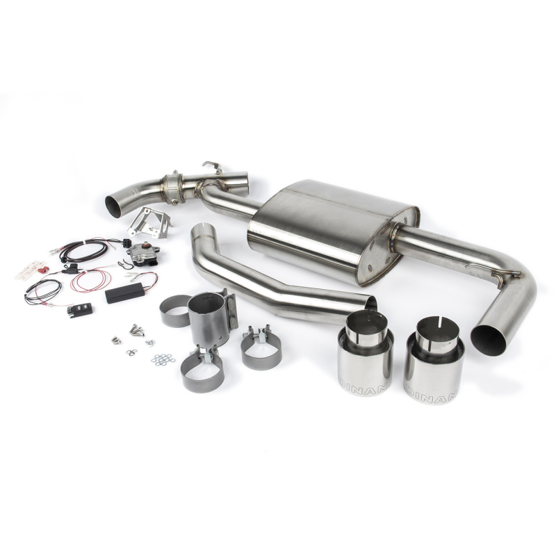 MINI Countryman Performance Exhaust - Rear - Dinan - Axleback Valved with Electronic Control - `17-`24