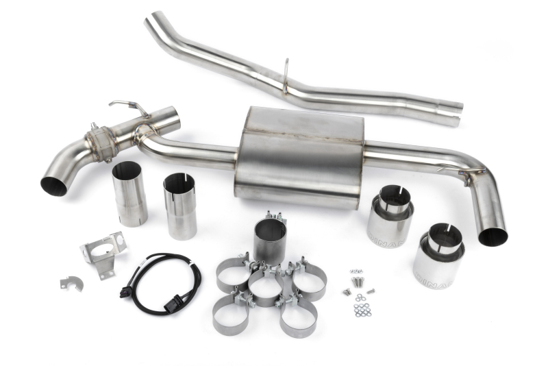 MINI C'Man JCW Performance Exhaust - Dinan - Axleback Exhaust Systems - Polished - `16-`24