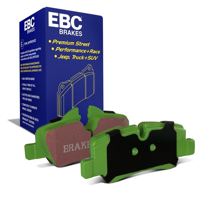 Mini Hardtop Brake Pads - Rear - EBC - Greenstuff 2000 Series Sport - `14-`27