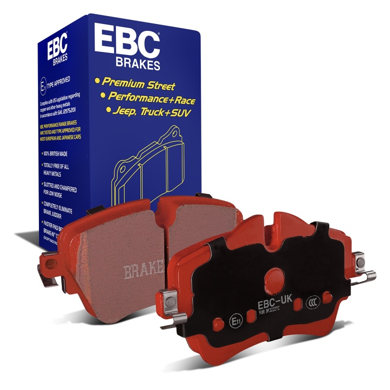 Mini Hardtop Brake Pads (1) - Front - EBC - Redstuff, Ceramic Low Dust - `14-`27