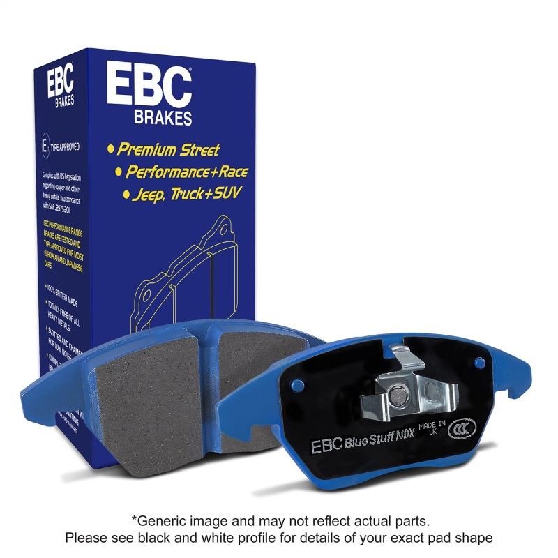 Mini F55 Brake Pads - Front - EBC - Bluestuff NDX - `15-`27