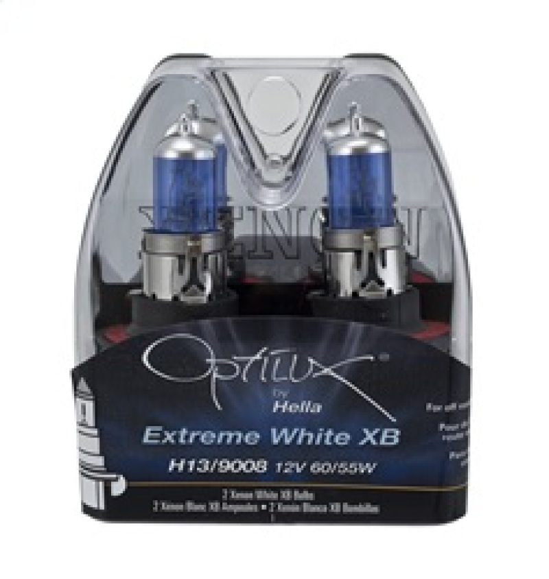 Mini Cooper Xenon Bulbs (2) - Hella - Optilux H13/9008 12V 60/55W XB - White - `07-`12