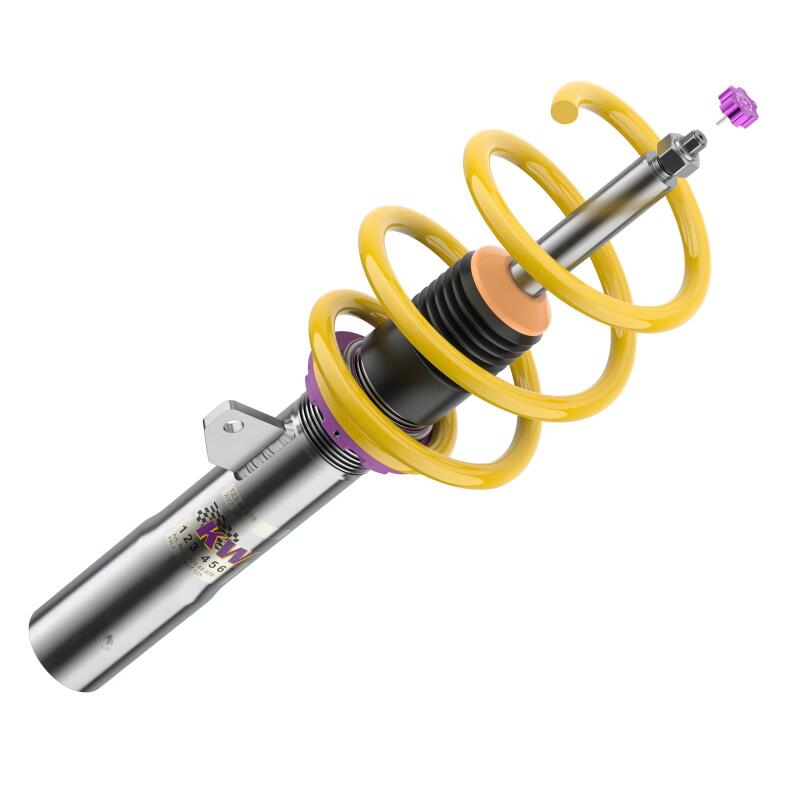 Mini Cooper Coilover Suspension Kit - KW - V2 INOX-LINE Twin Valve Rebound - Adjustable - `14-`27