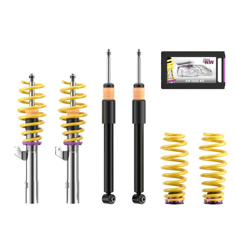 Mini Cooper Coilover Suspension Kit - KW - V2 INOX-LINE Twin Valve Rebound - Adjustable - `14-`27