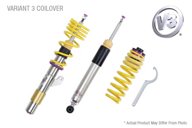 Mini Convertible Coilover Suspension Kit - KW - V3 Adjustable - `08-`14