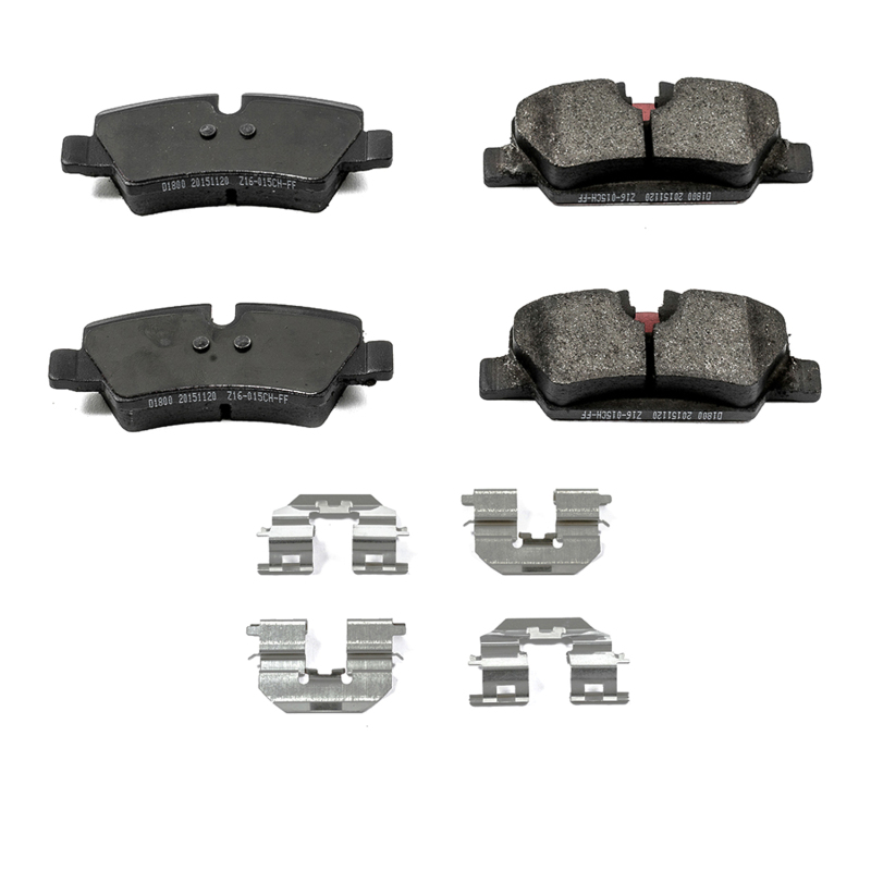 Mini Cooper Brake Pads - Rear - PowerStop - Z17 Evolution Ceramic - `15-`19