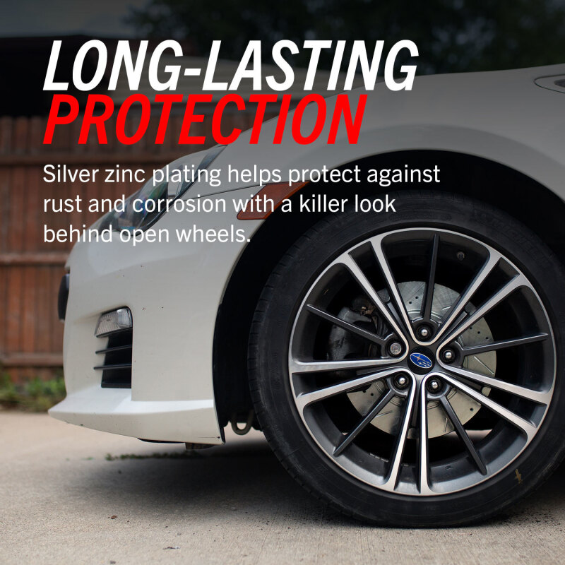 Mini Cooper Countryman Brake Rotors (2) - Front - PowerStop - Evolution Drilled & Slotted Zinc Plated Rotors - Silver - `17-`24