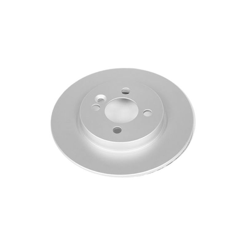 Mini Cooper Brake Rotor(1) - Front - PowerStop - Evolution High Carbon Geomet Coated - Silver - `08-`09