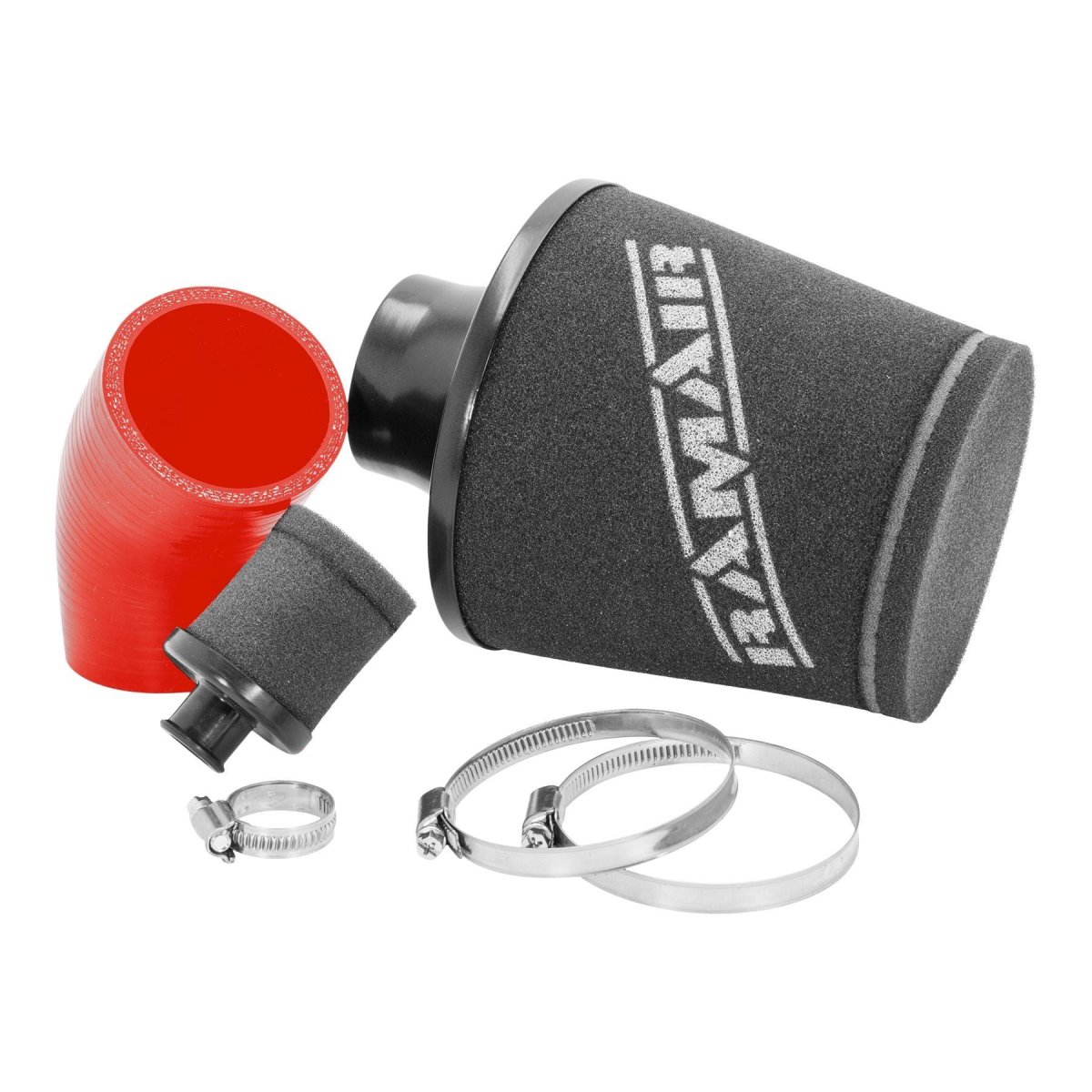 Mini Cooper Performance Air Intake - Ramair - Foam Induction, Twin-Layer Foam Filter, Red Hose - Red - 1.6L - '01-'06