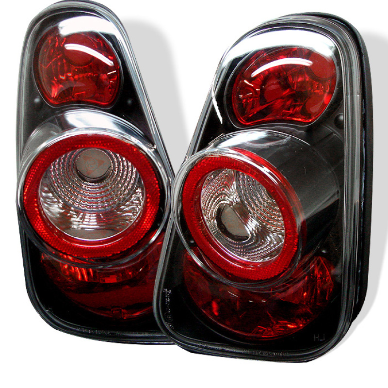 Mini Cooper Tail Lights - SPYDER - Euro Style - Black - `02-`06