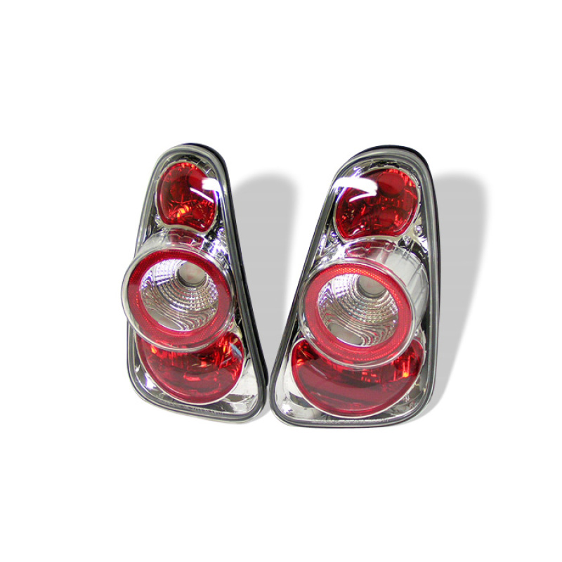 Mini Cooper Tail Lights - SPYDER - Euro Style - Chrome - `02-`06