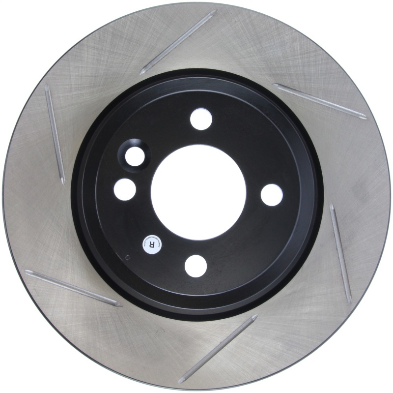 Mini Cooper Brake Rotor(s) (1) - Front Right - Stoptech - Slotted Sport - Black E-Coated - `02-`06