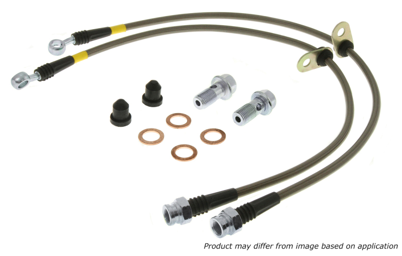 Mini Cooper Brake Line Kit - Rear - Stoptech - Stainless Steel - `04-`06