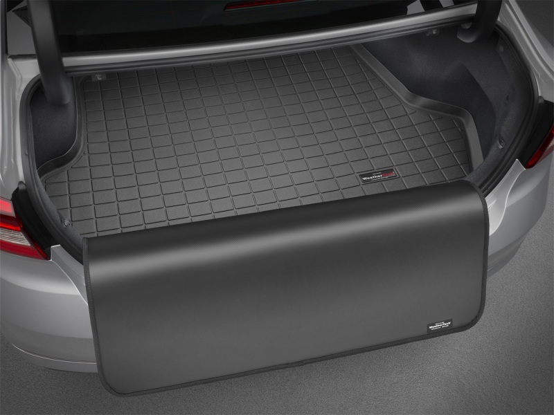 Mini Countryman Cargo Liner with Bumper Protector - Behind 2nd Row Seating - WeatherTech - Black - `11-`16 Mini Countryman Cargo Liner with Bumper Protector - Behind 2nd Row Seating - WeatherTech - Black - `11-`16