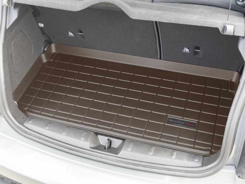 MINI Hardtop Cargo Liner w/Bumper Protector - Behind 3rd Row - WeatherTech - Cocoa - `14-`24