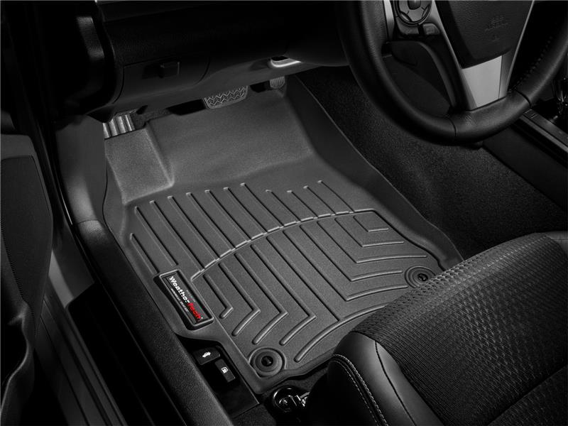 Mini Countryman FloorLiners - Front + Rear - WeatherTech - DigitalFit - Black - `11-`27