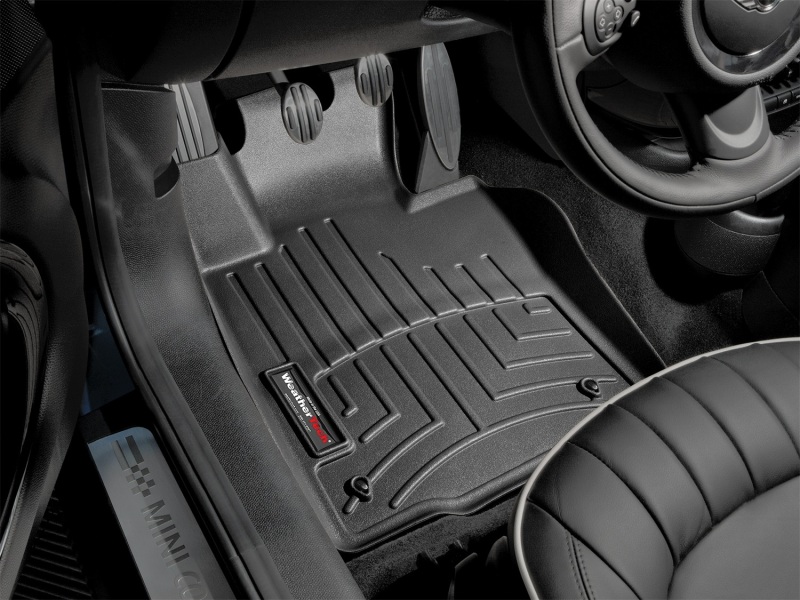 Mini Countryman FloorLiner - Front - WeatherTech - DigitalFit - Black - `11-`27