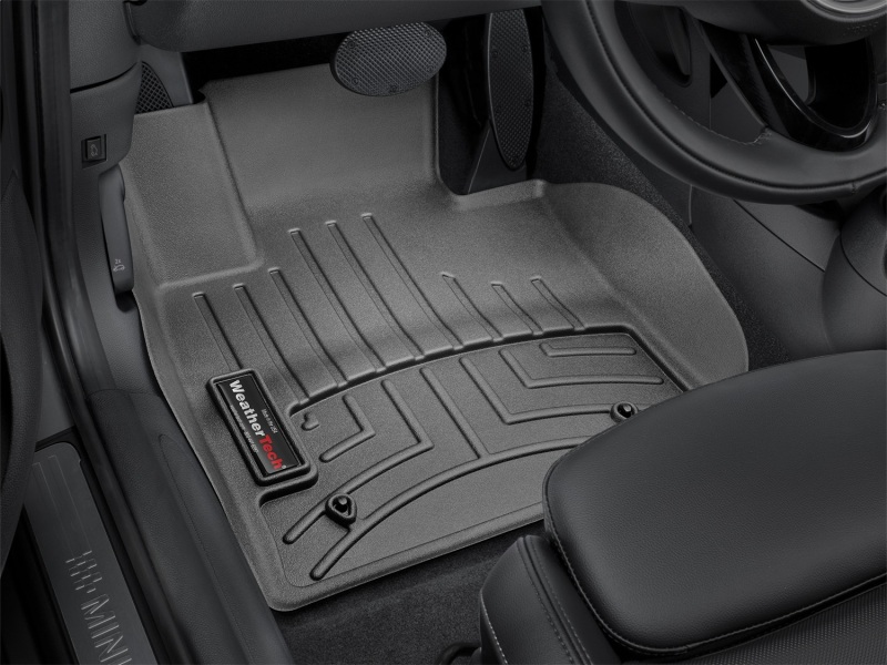 Mini Hardtop FloorLiner - Front - WeatherTech - DigitalFit - Black - `15-`27