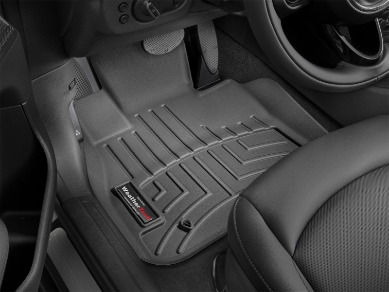 Mini Clubman FloorLiner - Front - WeatherTech - DigitalFit - Black - `16-`27