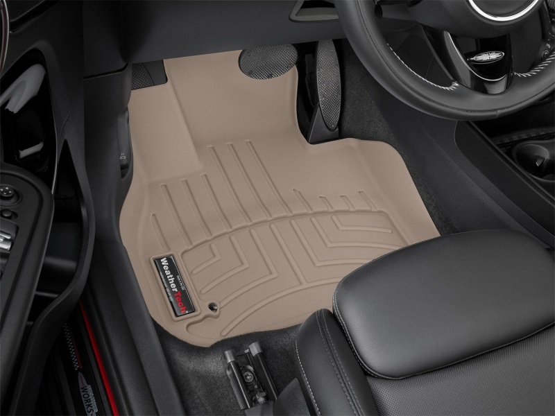 Mini Countryman FloorLiner - Front - WeatherTech - DigitalFit - Tan - `17-`27