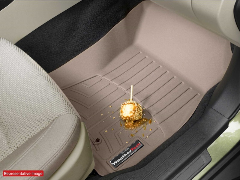 Mini Convertible FloorLiner - Rear - WeatherTech - DigitalFit - Tan - `12-`27