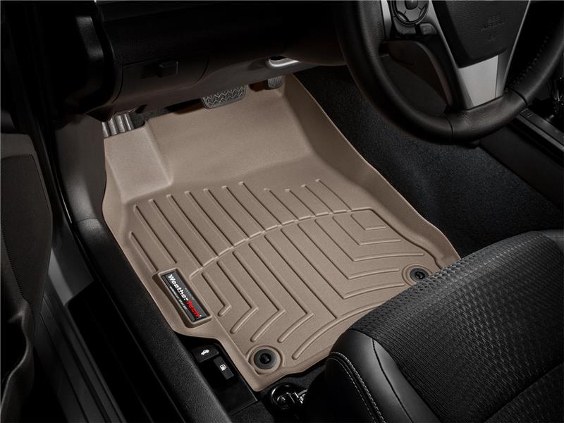 Mini Coupe Floor Mats - Rear - WeatherTech - DigitalFit - Tan - `12-`27