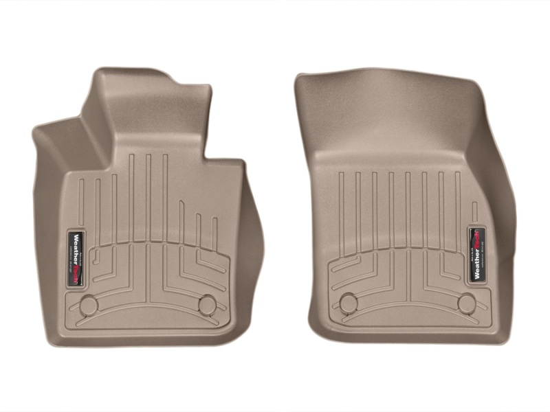 Mini Hardtop FloorLiner - Front - WeatherTech - DigitalFit - Tan - `14-`27