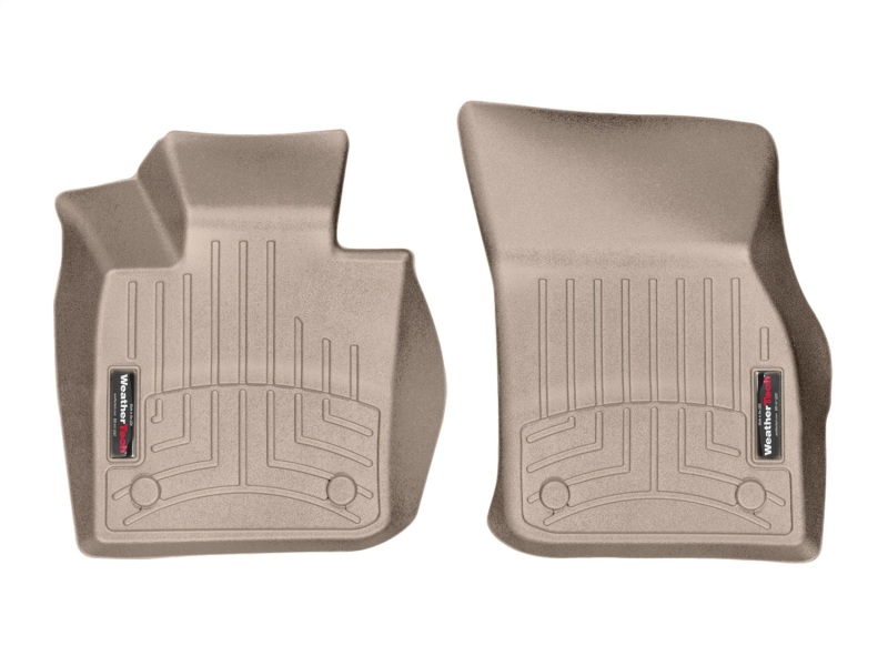 Mini Hardtop FloorLiner - Front - WeatherTech - DigitalFit - Tan - `14-`27