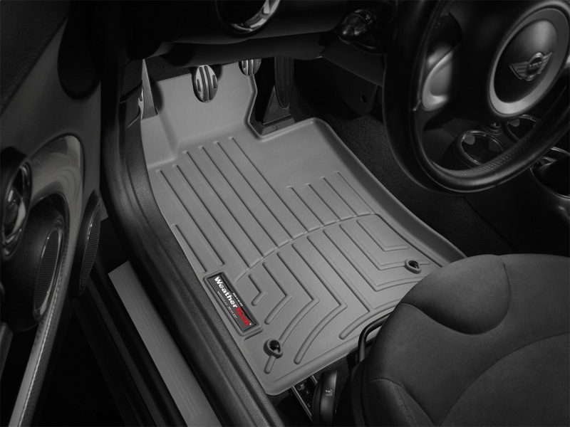 Mini Coupe FloorLiner - Front - WeatherTech - DigitalFit - Grey - `12-`27