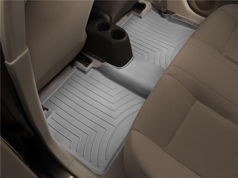 Mini Convertible Floor Mats - Rear - WeatherTech - FloorLiner DigitalFit - Grey - `16-`27