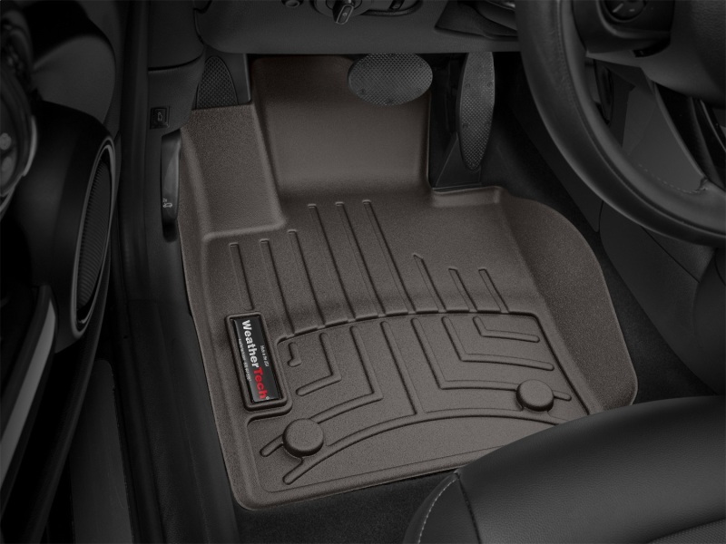 Mini Hardtop FloorLiner - Front - WeatherTech - DigitalFit - Cocoa - `14-`27