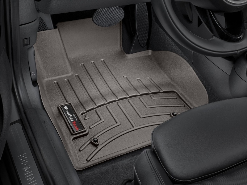 Mini Hardtop FloorLiner - Front - WeatherTech - DigitalFit - Cocoa - `15-`27