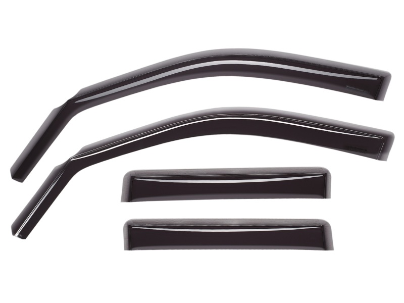 Mini Hardtop Wind Deflectors - Front + Rear - WeatherTech - Dark Smoke - `15-`27