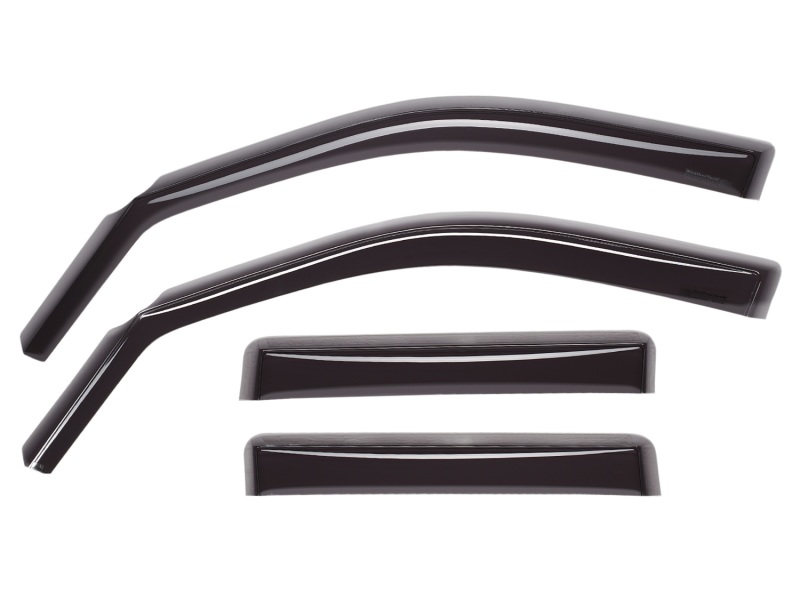 Mini Hardtop Wind Deflectors - Front + Rear - WeatherTech - Dark Smoke - `15-`27