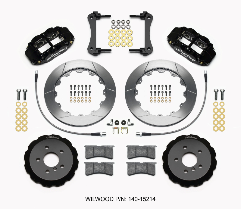 Mini Cooper Brake Kit - Front - Wilwood - Superlite 6R + 12.88in Rotors + Lines - `14-`15
