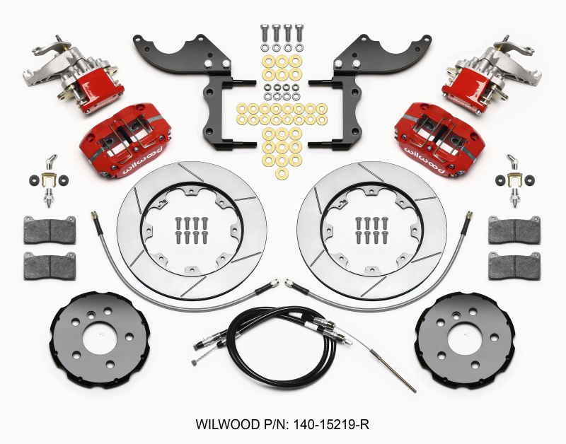 Mini Cooper Brake Kit - Rear - Wilwood - Dynapro Radial4 / MC4, 12.19