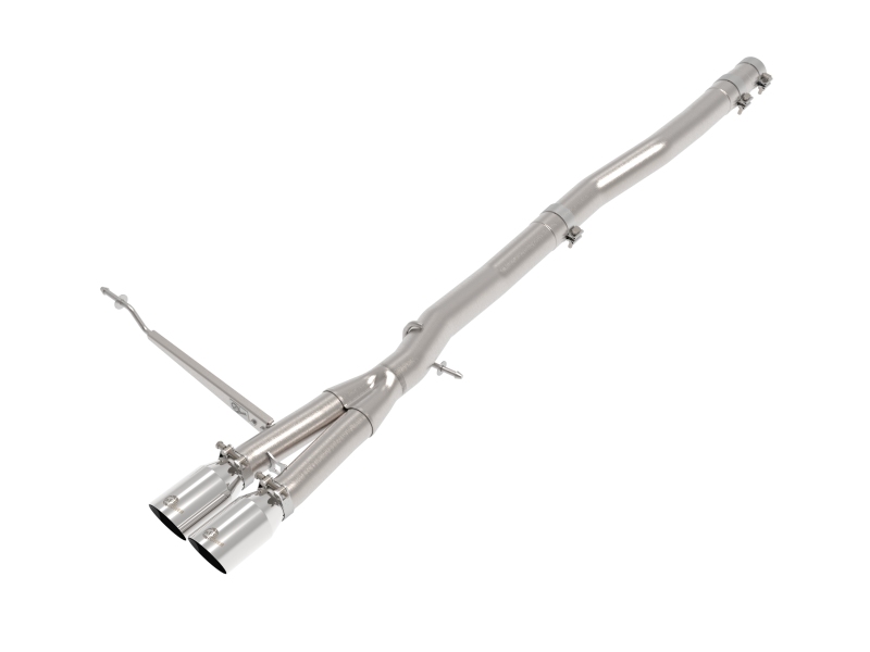 Mini Hardtop Performance Exhaust - aFe - MACH Force-Xp 3in to 2-1/2in 304SS Cat-Back Exhaust - Polished - `15-`24