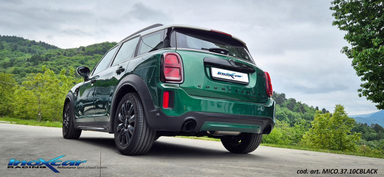 MINI Countryman Performance Exhaust - InoXcar - Axle Back - Black Tips - Muffled - 2.0 Cooper S (F60) `21+