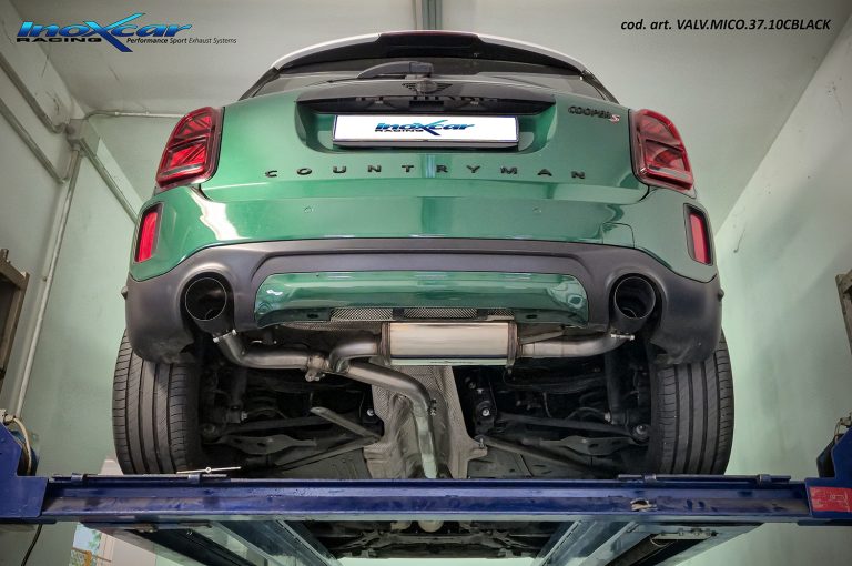 MINI Countryman Performance Exhaust - InoXcar - Axle Back - Black Tips - Integrated Valves - 2.0 Cooper S (F60) `21+