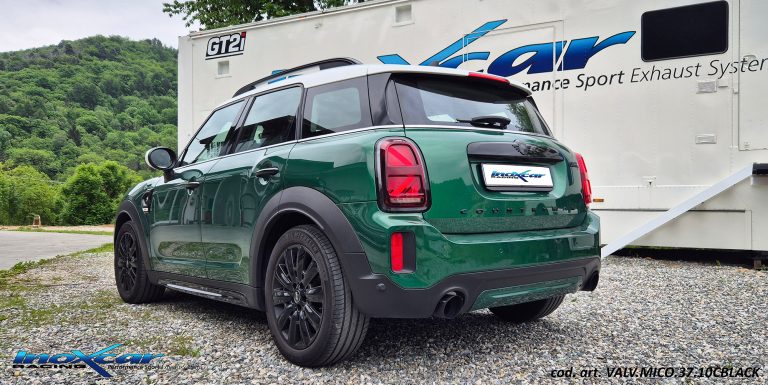 MINI Countryman Performance Exhaust - InoXcar - Axle Back - Black Tips - Integrated Valves - 2.0 Cooper S (F60) `21+