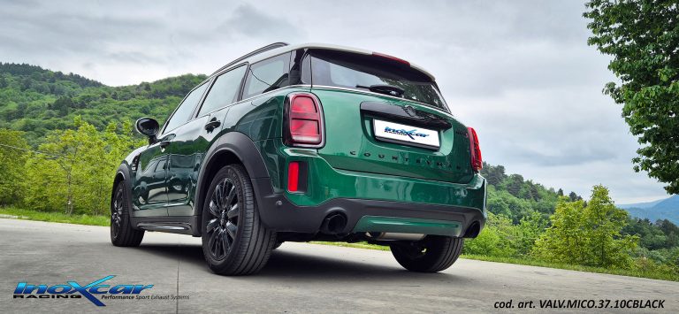 MINI Countryman Performance Exhaust - InoXcar - Axle Back - Black Tips - Integrated Valves - 2.0 Cooper S (F60) `21+