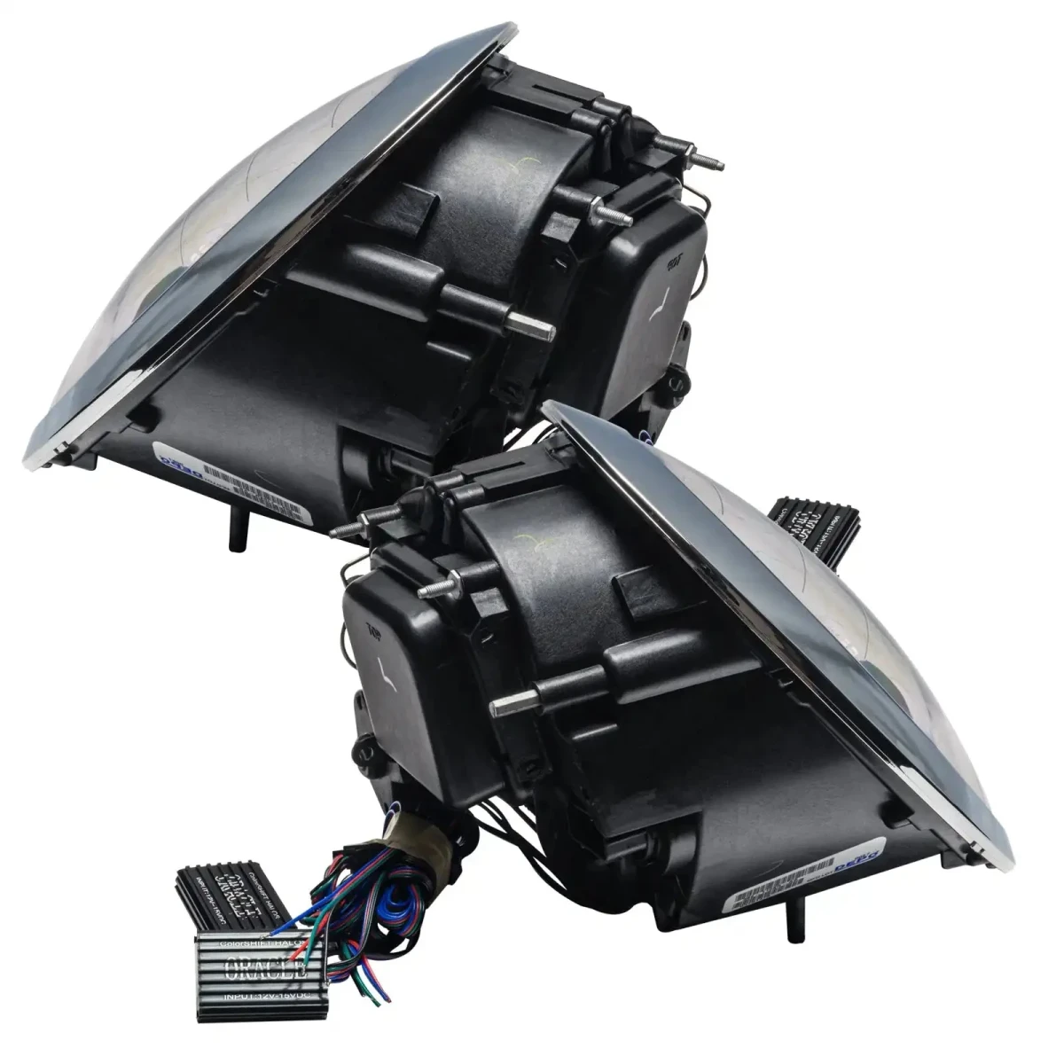 Mini Cooper Headlight Assemblies - ORACLE Lighting - SMD HL - ColorSHIFT w/ BC2 Controller - `05-`08