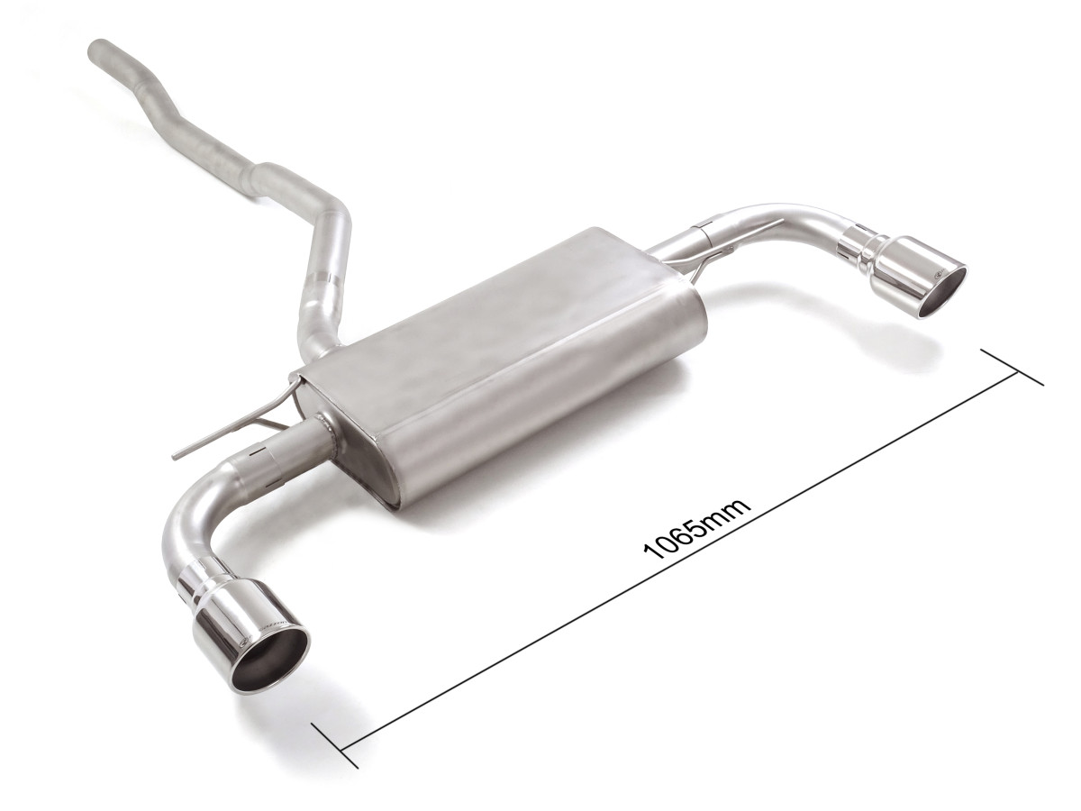 MINI Countryman Performance Exhaust by Ragazzon - Evo Line - Axle Back - Dual Exit/ Polished Tip - F60 - 1.5L