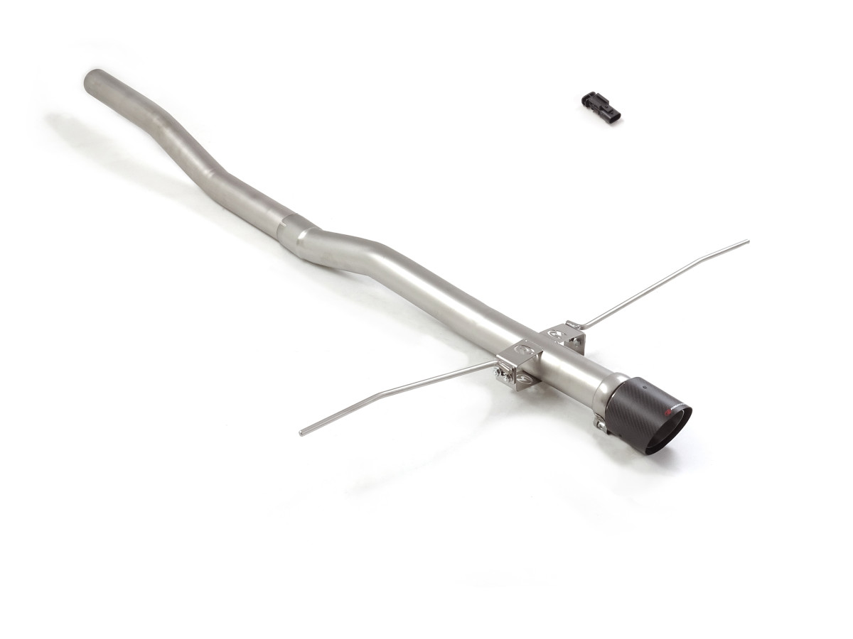 MINI Hardtop (3-door) Performance Exhaust by Ragazzon - Non-Resonated - Axle Back - Center Exit/ Carbon Fiber Tip - F66 - JCW MINI Hardtop (3-door) Performance Exhaust by Ragazzon - Non-Resonated - Axle Back - Center Exit/ Carbon Fiber Tip - F66 - JCW