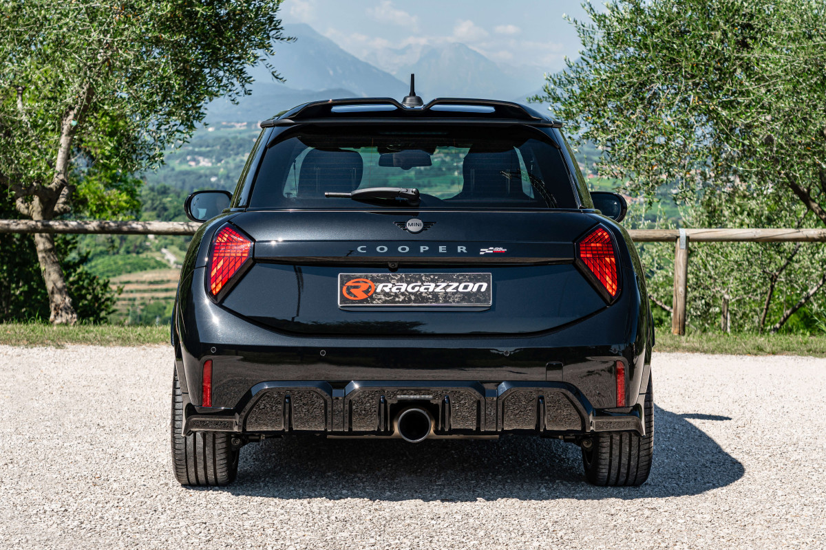 MINI Hardtop (3-door) Performance Exhaust by Ragazzon - w/ Valve- Axle Back - Center Exit/ Stainless Steel Tip - F66 - JCW MINI Hardtop (3-door) Performance Exhaust by Ragazzon - w/ Valve- Axle Back - Center Exit/ Stainless Steel Tip - F66 - JCW