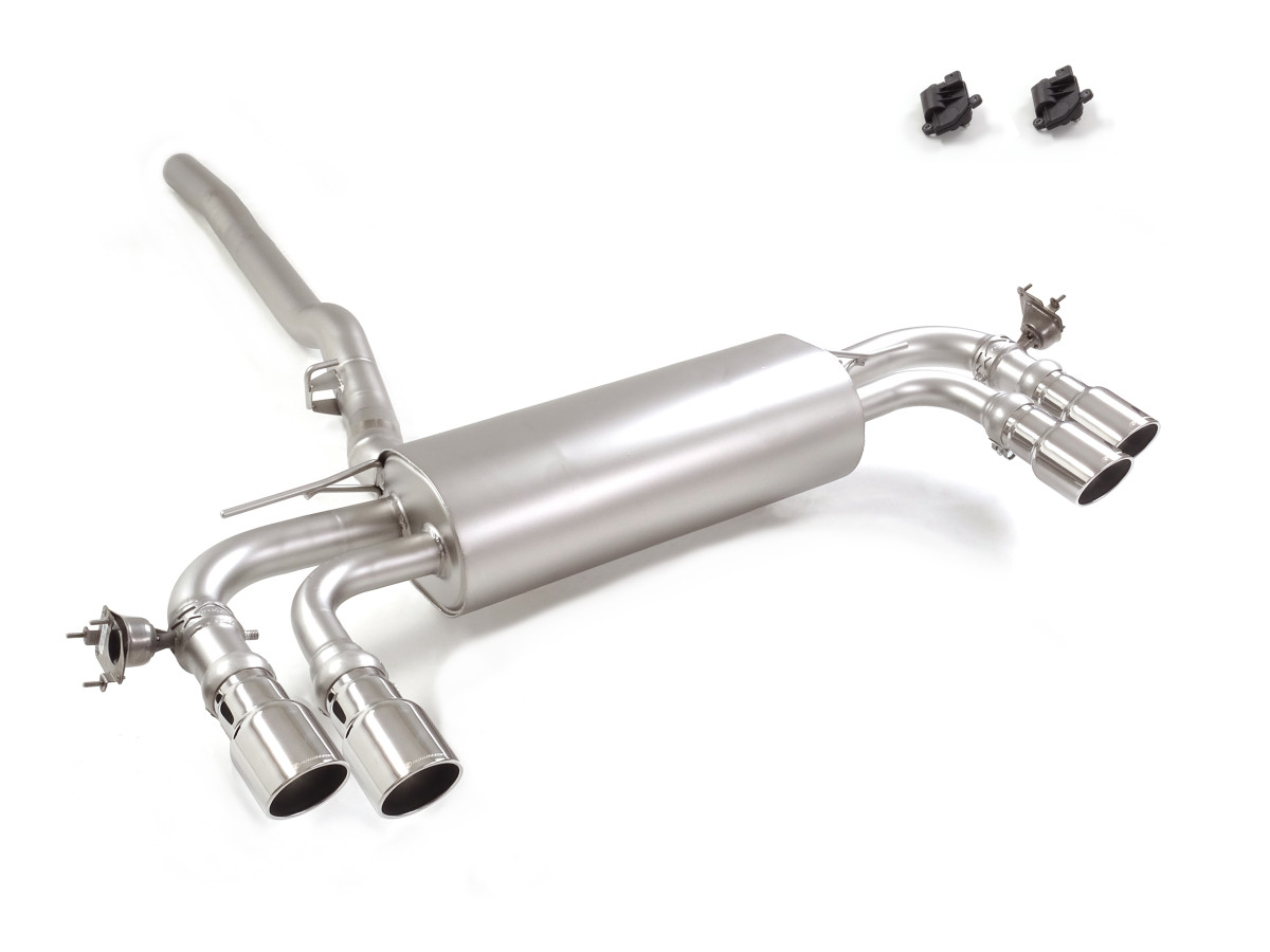 MINI Countryman Performance Exhaust by Ragazzon - Evo Line - Axle Back - Dual Exit/ Polished Tip - U25 - JCW ALL4 2.0