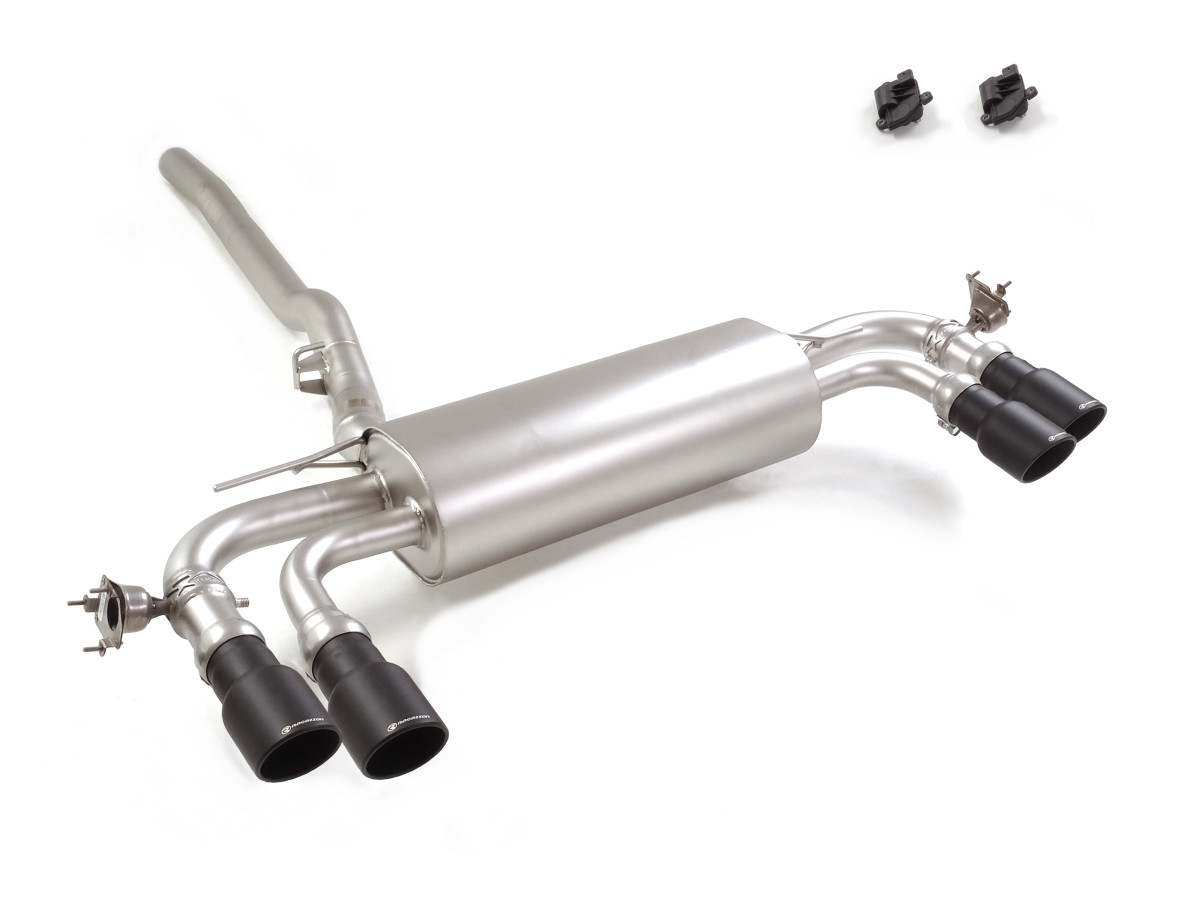 MINI Countryman Performance Exhaust by Ragazzon - Evo Line - Axle Back - Dual Exit/ Black Tip - U25 - JCW ALL4 2.0