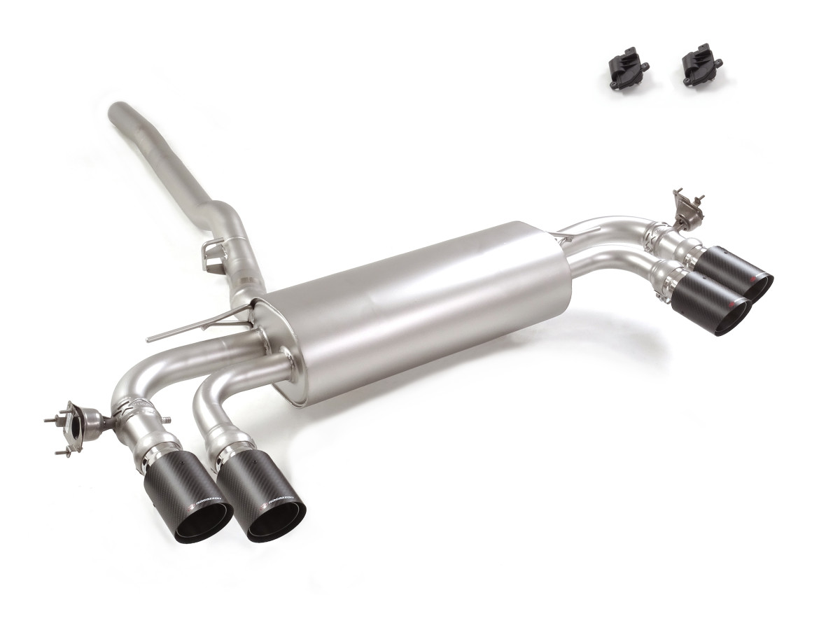 MINI Countryman Performance Exhaust by Ragazzon - Evo Line - Axle Back - Dual Exit/ Carbon Tip - U25 - JCW ALL4 2.0